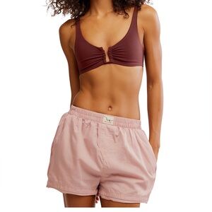 Free People Women's Day to Day Solid Boxer Shorts